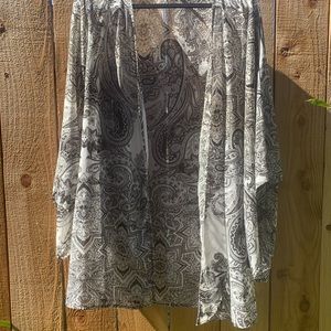 Paisley print Kimono